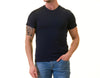 Luxury Touch Cotton Stretch T-Shirt Navy T-4