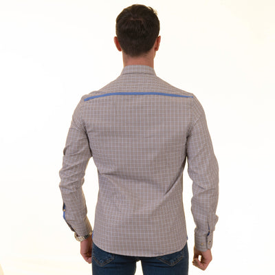 Men's Long Sleeve Button Up / London Plaid R6