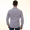 Men's Long Sleeve Button Down / Marne Stripe R8